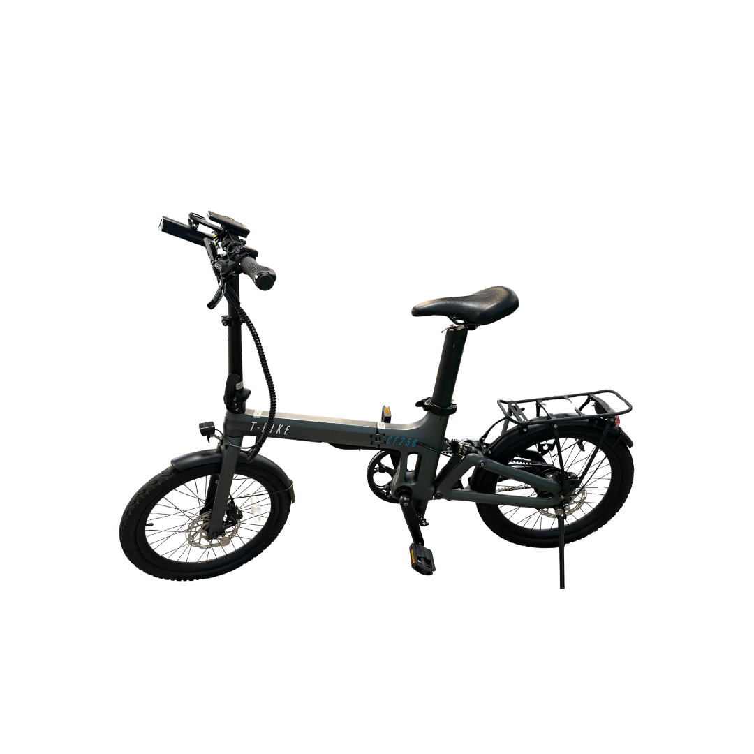 CF250 Carbon Fiber Opvouwbare Elektrische Fiets – Antraciet