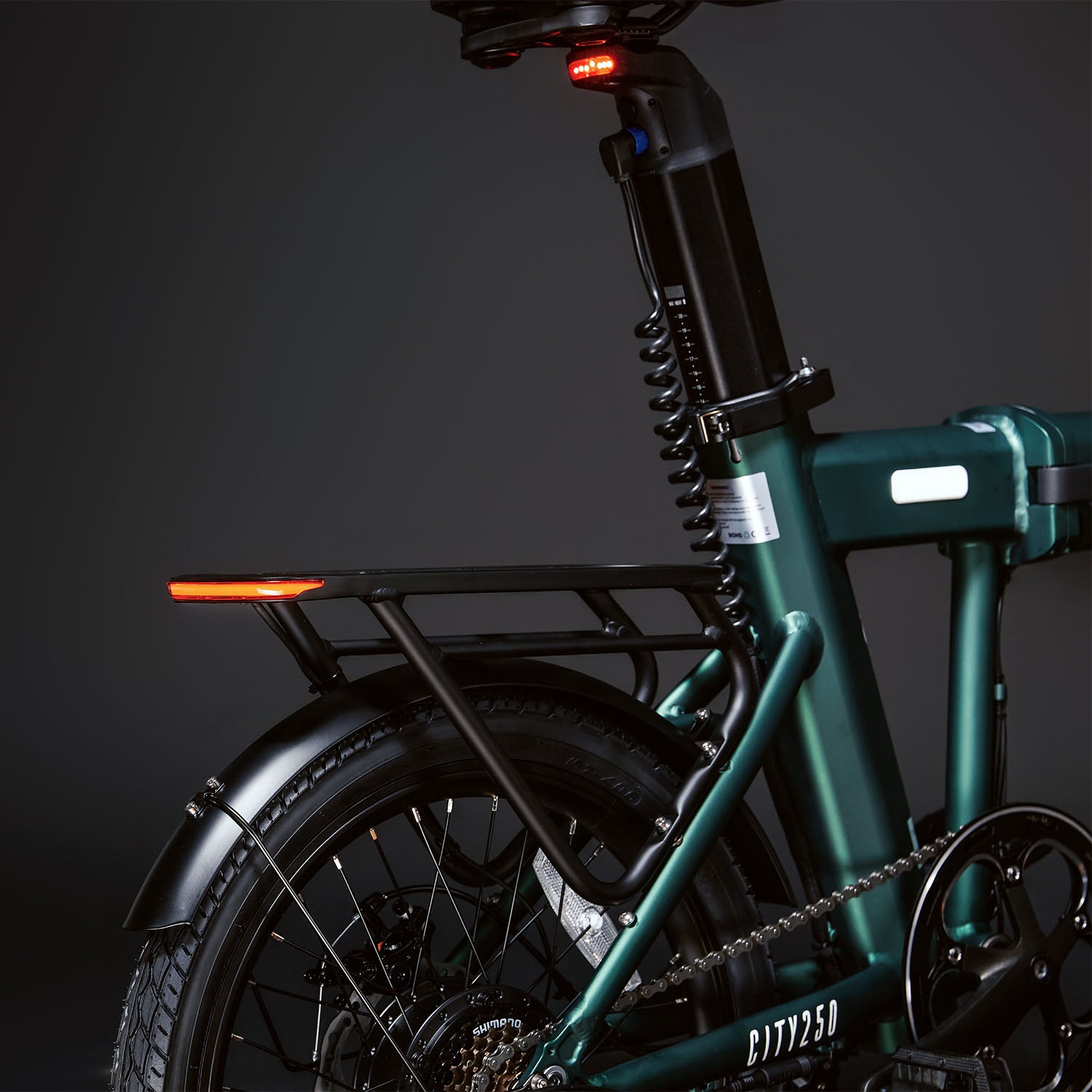CITY250 Opvouwbare Elektrische Fiets – Groen