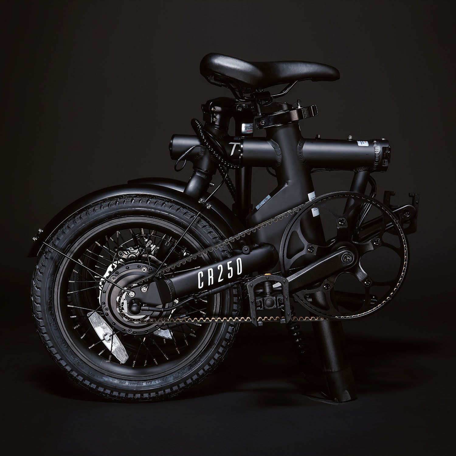 CR250 Compact Rider Opvouwbare Elektrische Fiets – Zwart
