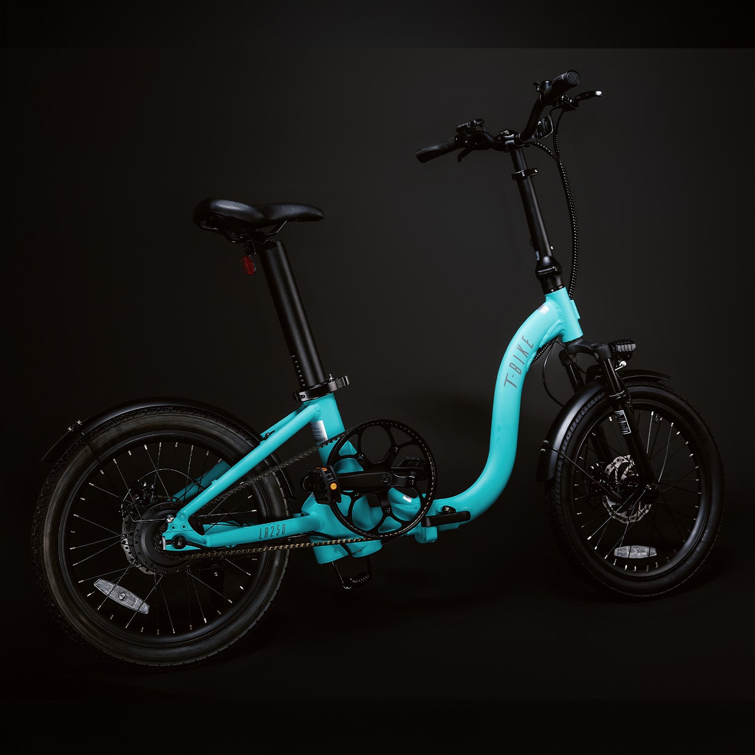 LR250 Low-Rider Opvouwbare Elektrische Fiets – Turkoois