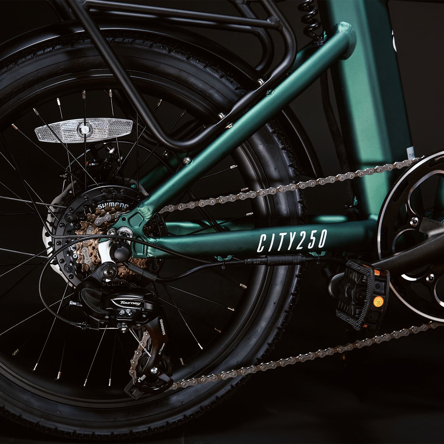 CITY250 Opvouwbare Elektrische Fiets – Groen