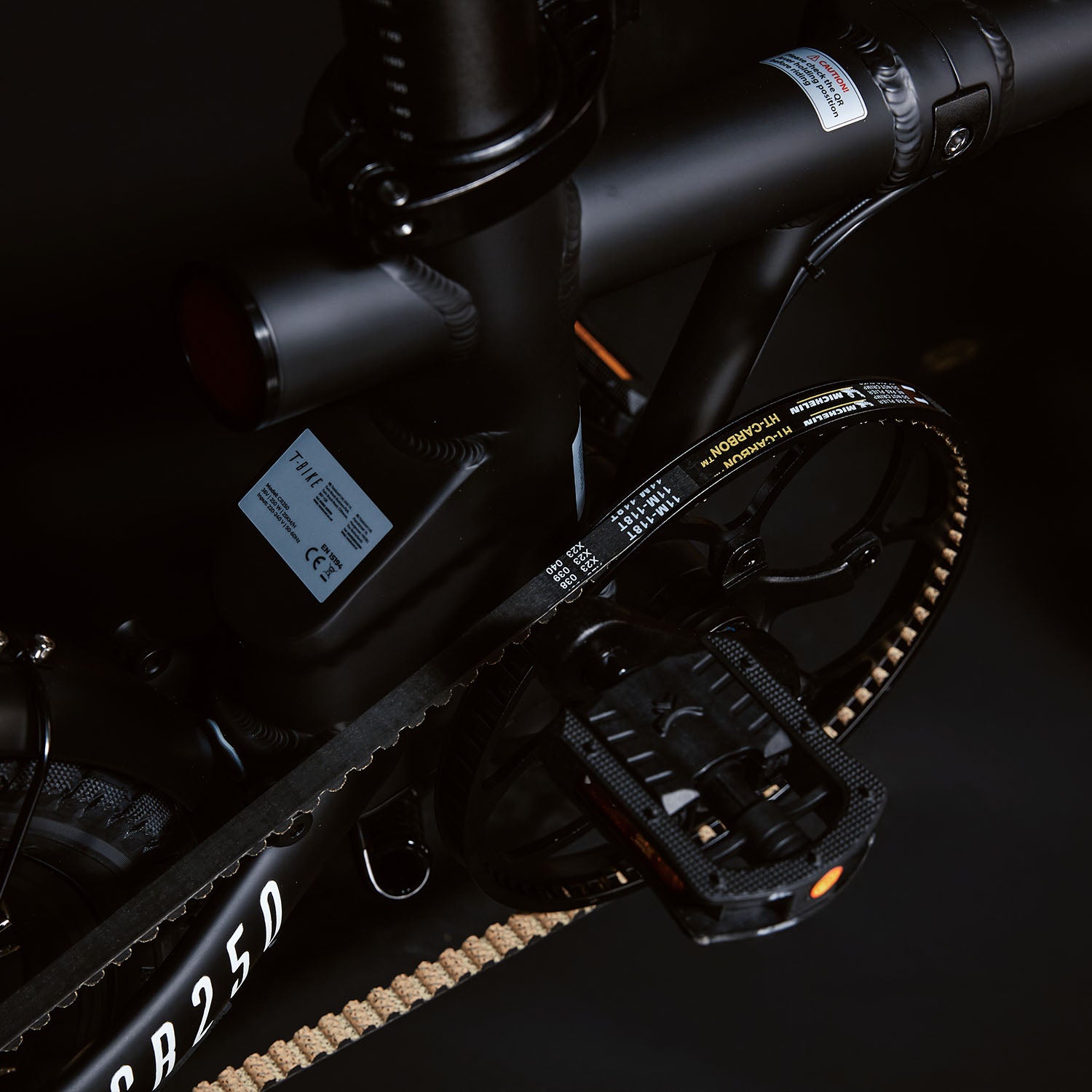 CR250 Compact Rider Opvouwbare Elektrische Fiets – Zwart