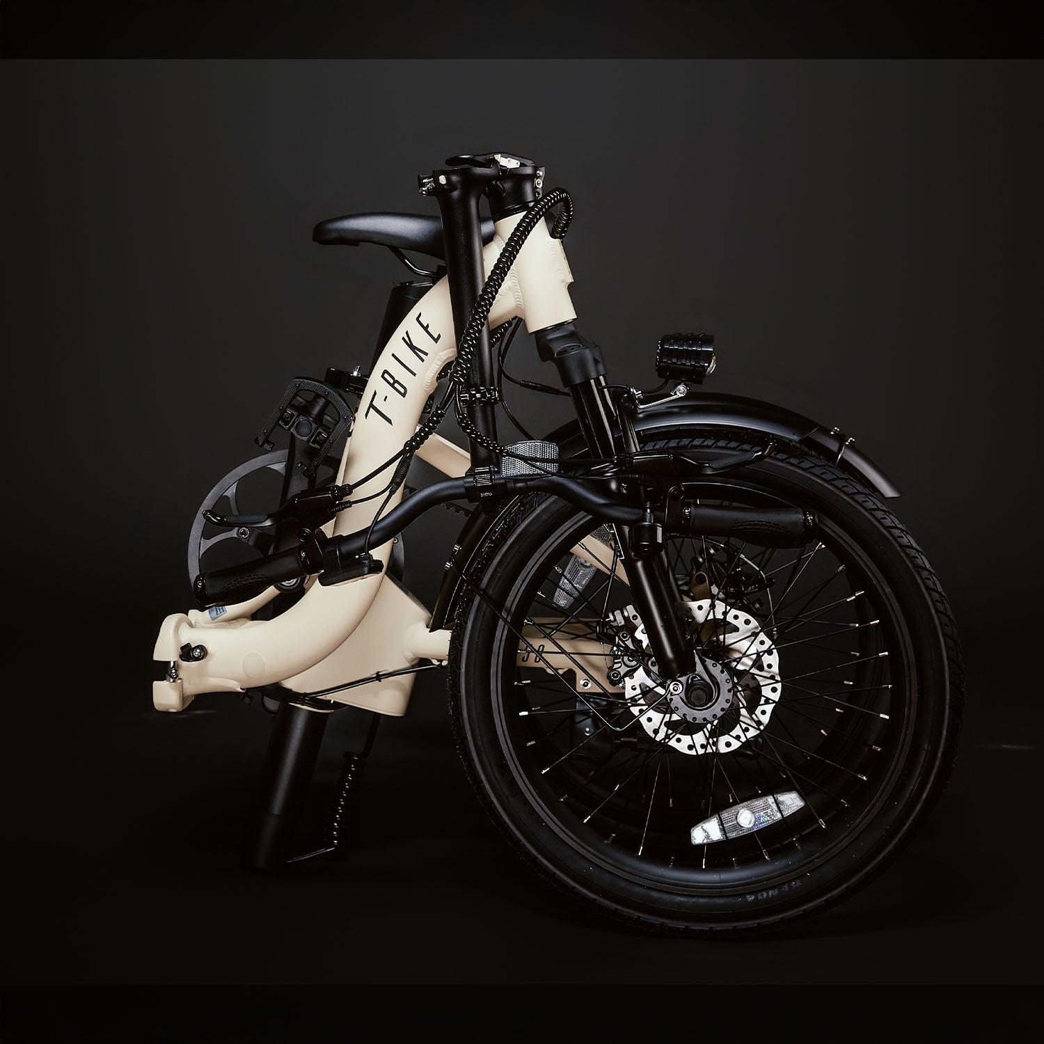 LR250 Low-Rider Opvouwbare Elektrische Fiets – Crème