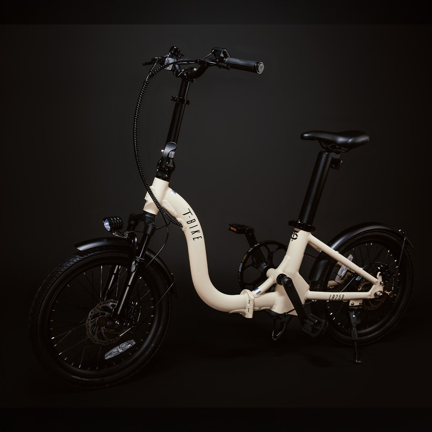 LR250 Low-Rider Opvouwbare Elektrische Fiets – Crème