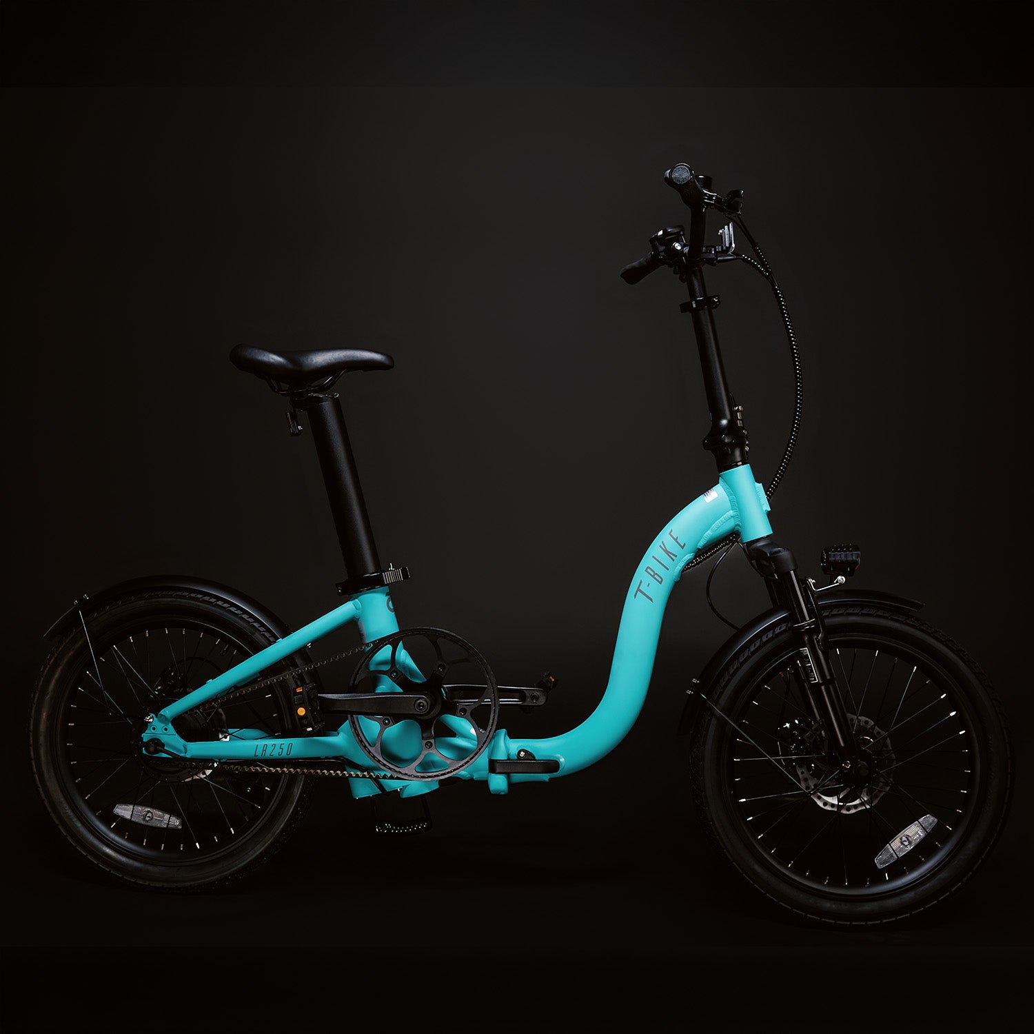 LR250 Low-Rider Opvouwbare Elektrische Fiets – Turkoois