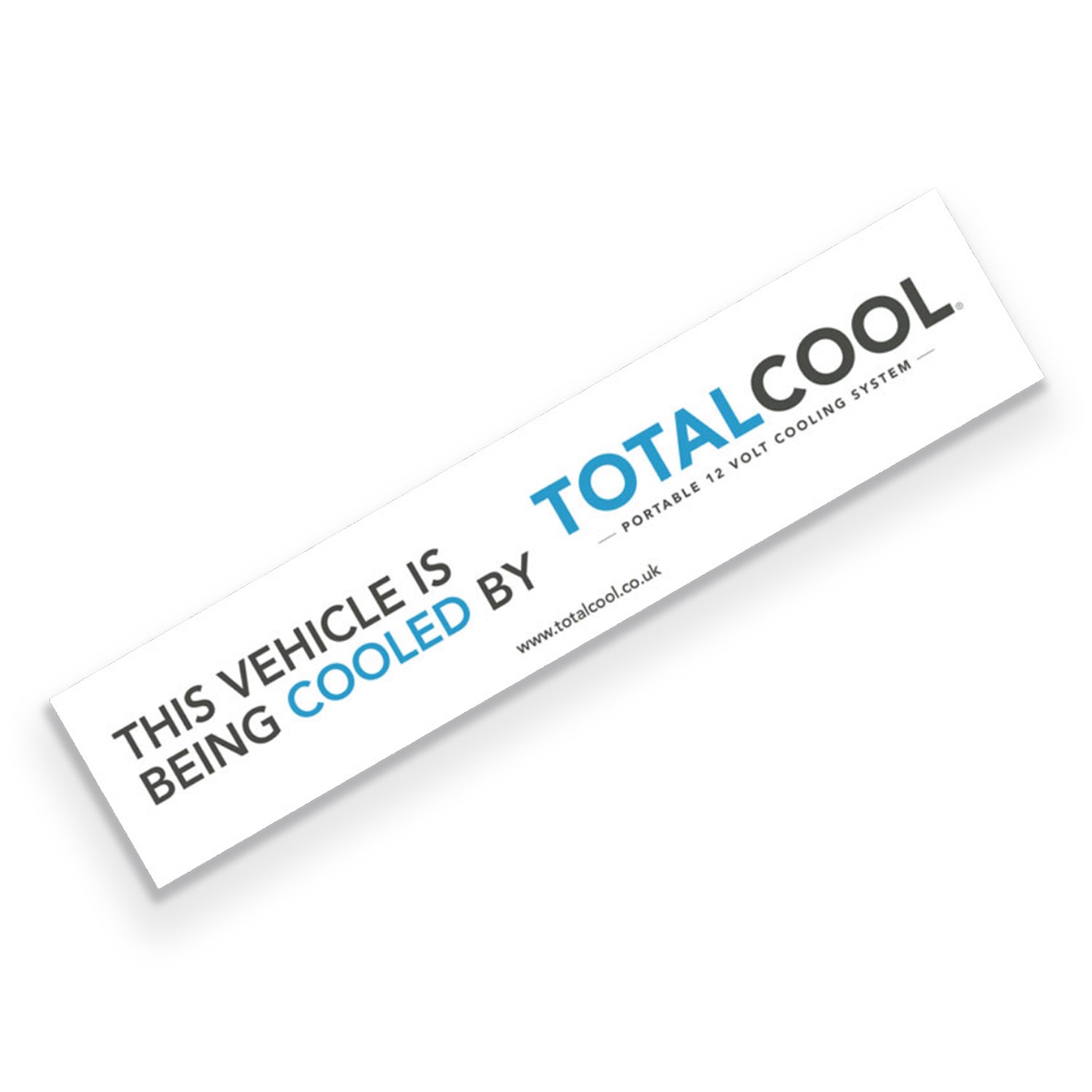 Verwijderbare Totalcool Raamsticker