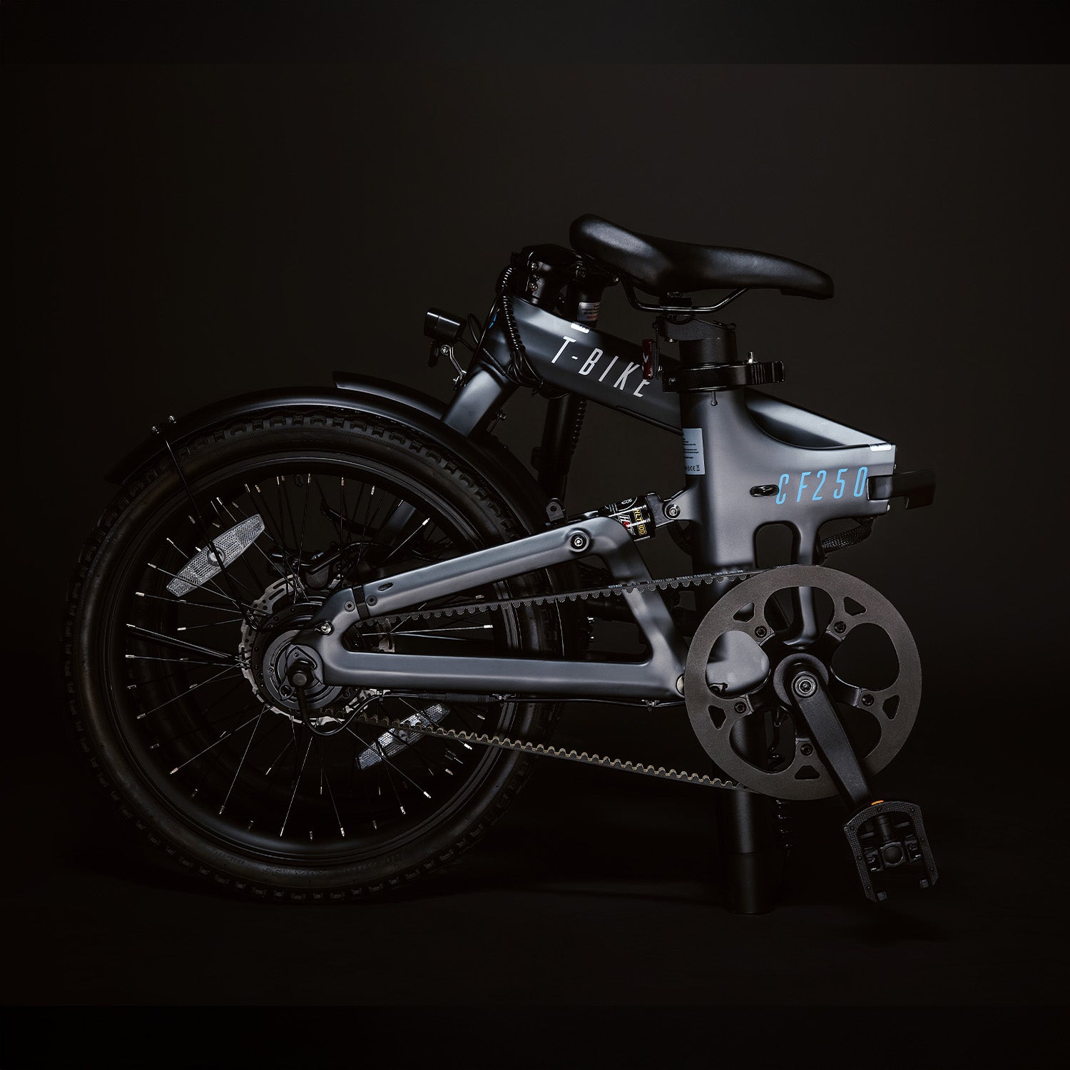 CF250 Opvouwbare Elektrische Fiets – Zwart
