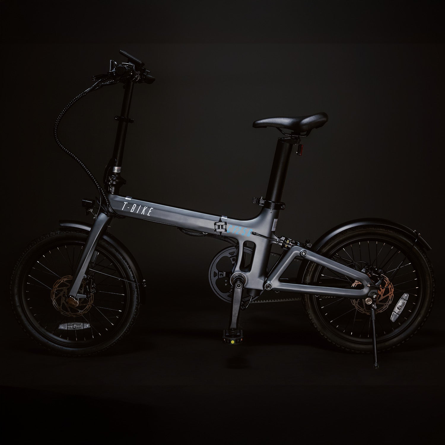 CF250 Opvouwbare Elektrische Fiets – Zwart