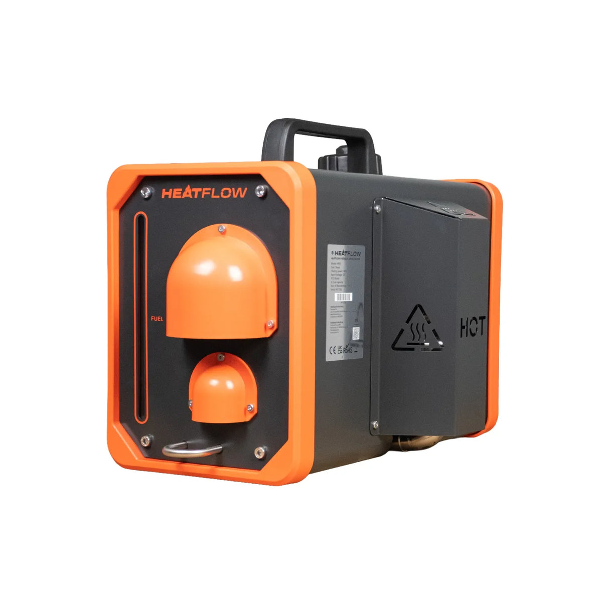 Calefactor diésel portátil Heatflow naranja