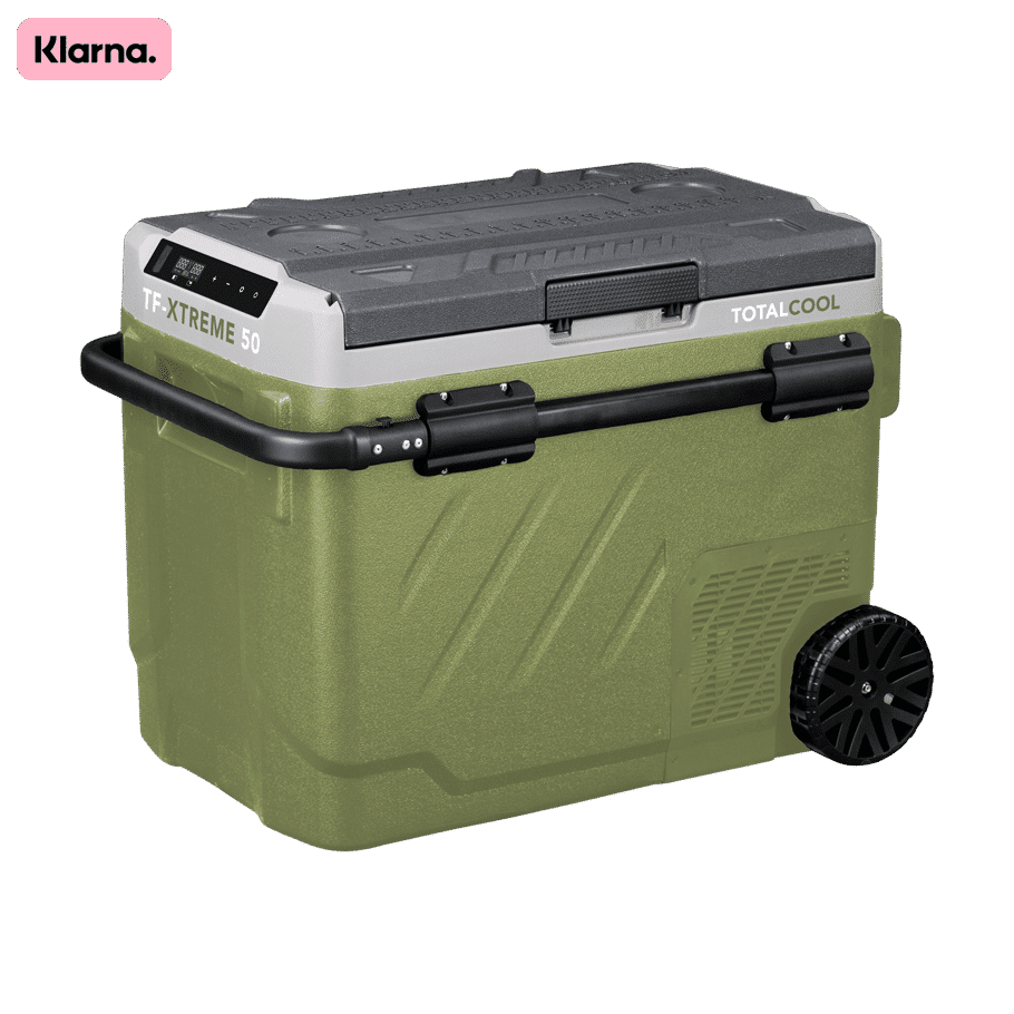 TF-XTREME 50 Frigorífico Portátil con Congelador – Verde camuflaje/Gris